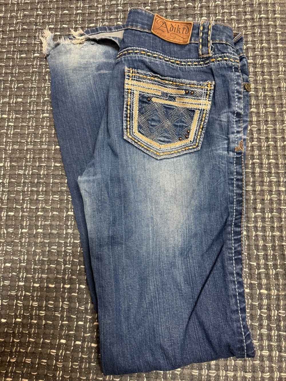 Adiktd Light Blue Shirt with Black Print